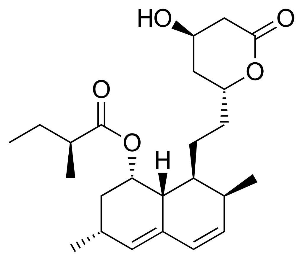 The structure of lovastatin